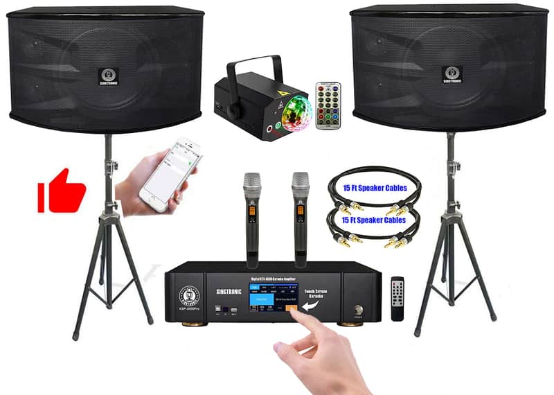 Singtronic Professional 3000W Complete Karaoke System Built in Anti-Feedback image 1