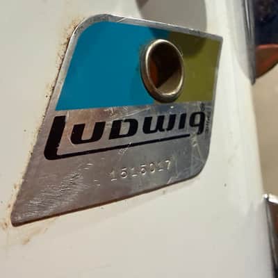 Ludwig 8x12 tom 1976 - White Cortex image 6