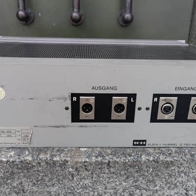 Klein and Hummel UE-400 2-Channel Parametric Equalizer 1970s - Black image 6