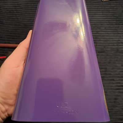 ULI Percussion Purple Bongo Bell (Mid-High) w/ Beater & Bag image 2