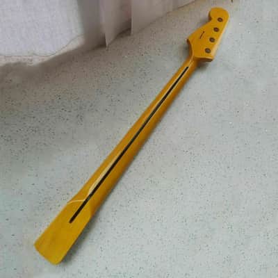 4 String Canada Maple Bass Guitar Neck,20-Fret image 4