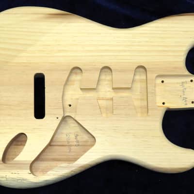 Aged Barnwood Pine Strat Style body - 2lbs11oz #3683  *IMPORT CHARGES INCLUDED image 2