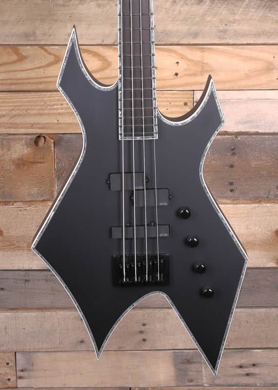 BC Rich Warlock Chris Kael Signature Warlock Bass Satin Black image 1
