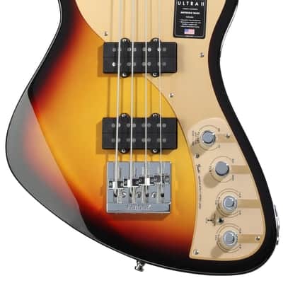 Fender American Ultra II Meteora Bass - Ultraburst with Ebony Fingerboard image 2