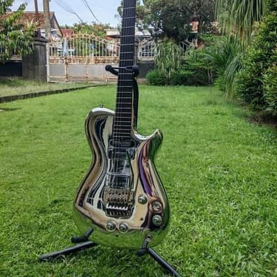 Handmade Custom Matt Bellamy Muse M1d1 Mirror Manson Guitar Replica preloaded W/ X Y Midi pad and Veyz Sustainer 3 mode sustainer features | Free Name Decal On Headstock | DHL Express Included | image 23