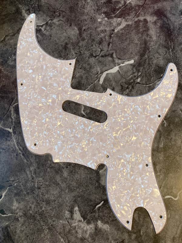 White Pearloid 4 Ply Pickguard for Squier '51 Vintage Modified 2013-2017 Made In USA by WD image 1