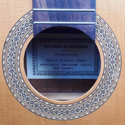 Manuel Rodriguez Luthier Caballero 9 solid spruce Classical Guitar image 8
