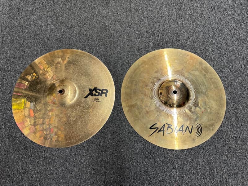 Sabian 14" XSR Hi-Hat Cymbals (Pair) 2016 - Present - Brilliant image 1