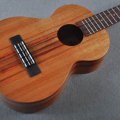 2016 100th Anniversary Kamaka Long Neck Tenor Ukulele HF-3L Hawaiian Koa Uke - Made in Hawaii image 2