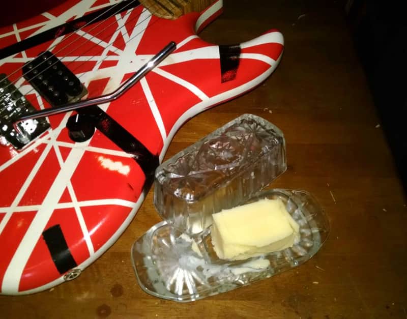 EVH's Butter Dish W/butter (Holy Grial, RARE, Scarce, Kramer, Lightwieght heavy quality) image 1