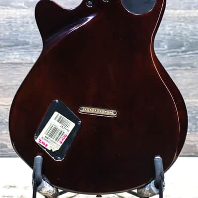 Godin Flat Five 'X' Lightburst High-Gloss Semi-Hollow Electric Guitar w/Case image 4