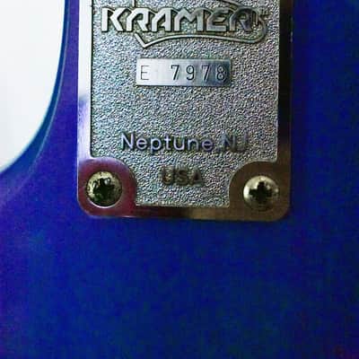 Kramer American Pacer Imperial 85-86 Blue Sparkle image 7