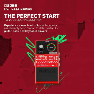Boss RC-1 Loop Station Pedal | Industry Standard Simple Looper for Guitar, Bass, Keyboards & More | 24-Segment LED Indicator | 12 Minutes of Record Time | Record, Playback, Overdub, Undo & Redo Loops image 6