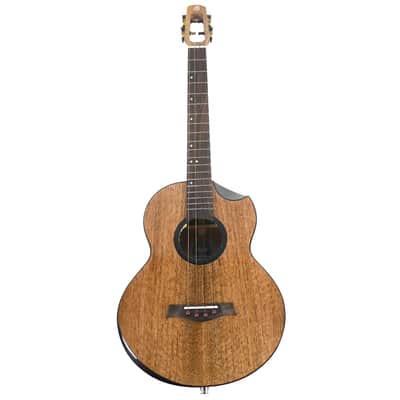 Flight Fireball EQ-A Solid Mango Baritone Ukulele image 5