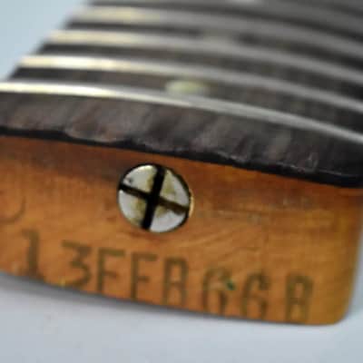 Vintage 1966 Fender Stratocaster with Brazilian Rosewood Fretboard image 14