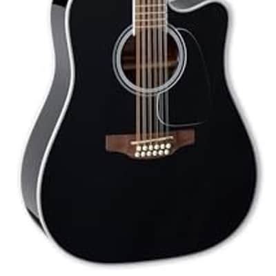 Takamine GD-38CE 12-string Acoustic-electric Guitar - Black image 2