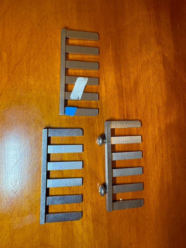 Pole piece assembly Charly Christian style pickups - Magnetic image 1