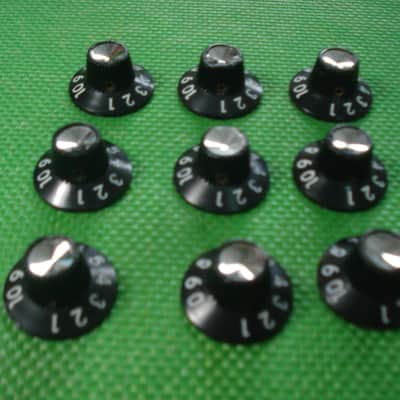 9 Vintage 1960's-1970's Fender Snowman 8 Knobs image 1
