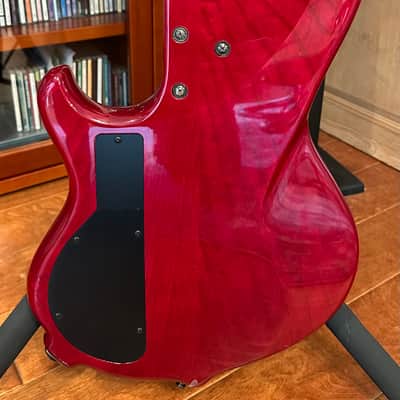 Conklin GT-5 Bass Guitar Late 90s Red Grain image 7