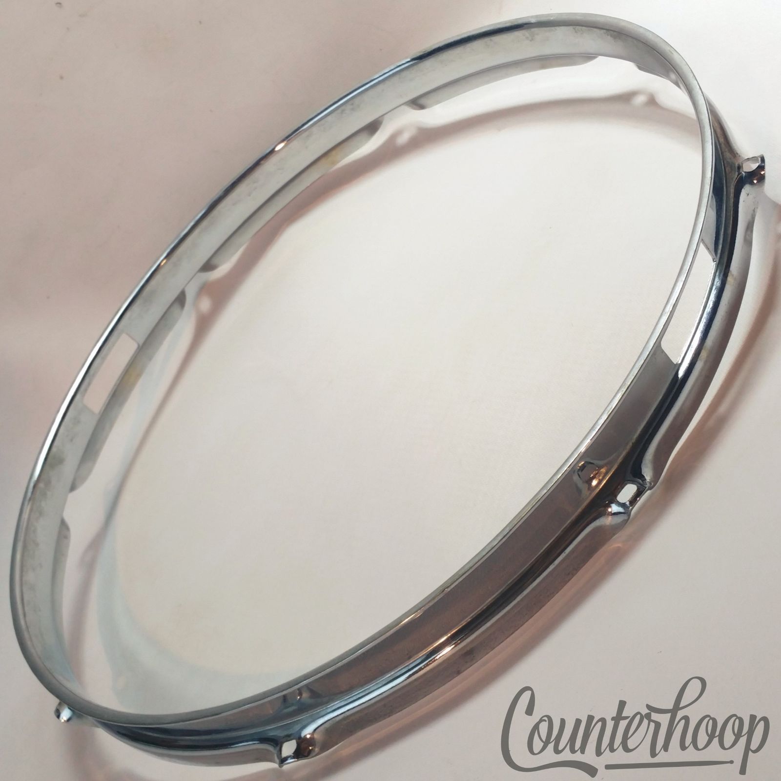 Rogers 14" Tall-Boy Holiday Snare Drum Resonant Rim/Hoop 8-Lug Cleveland USA 60s — main photograph