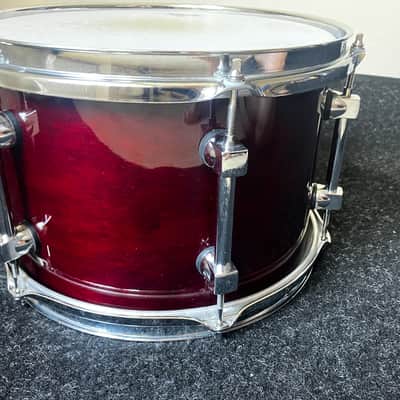 Premier Signia 12x8" Rack Tom - Cherry Wood Red image 2