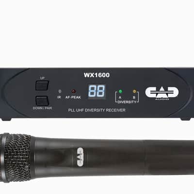 CAD Audio WX1600G UHF Wireless Cardioid Dynamic Handheld Microphone System Band G (WX1600G-U) image 2