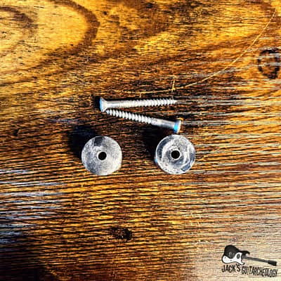 Teisco MIJ Heavy Duty Bass Strap Pins (1960s - Chrome) image 4