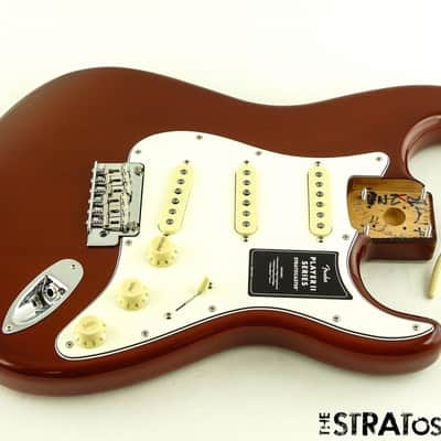 Fender Player II Stratocaster Strat LOADED BODY, Chambered Mahogany Mocha Burst