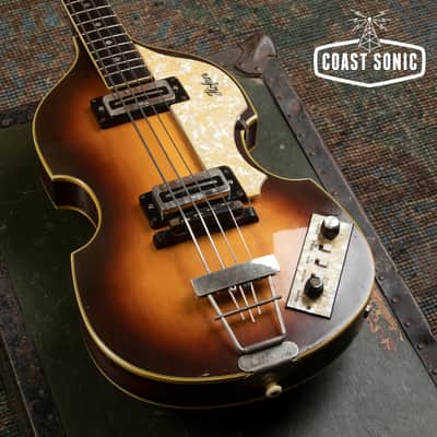 Vintage 1970 Hofner 500/1 Violin Bass Made in Germany Beatle Bass Nitro image 6
