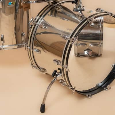 1970s Ludwig 'Big Beat' in Stainless Steel - 14x22, 16x16, 9x13, 8x12 image 4