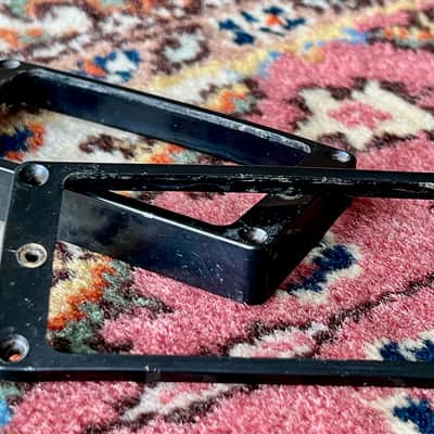 1957-1965 Gibson black M-69 humbucker pickup rings MR490 MR491 + screws + springs M69 image 3