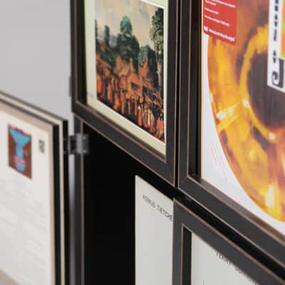 2 pcs IKEA Kallax Shelf Black Brown LP Art Frame Door for Vinyl Record Storage Cabinet / Cube Hack Custom Picture Album NowPlaying Music 33rpm 12" Clear Box Freaks Cover Jacket Decor Stand Display Ideas Mint Analog Disc Case Audio Unit Wood furniture Dj image 5