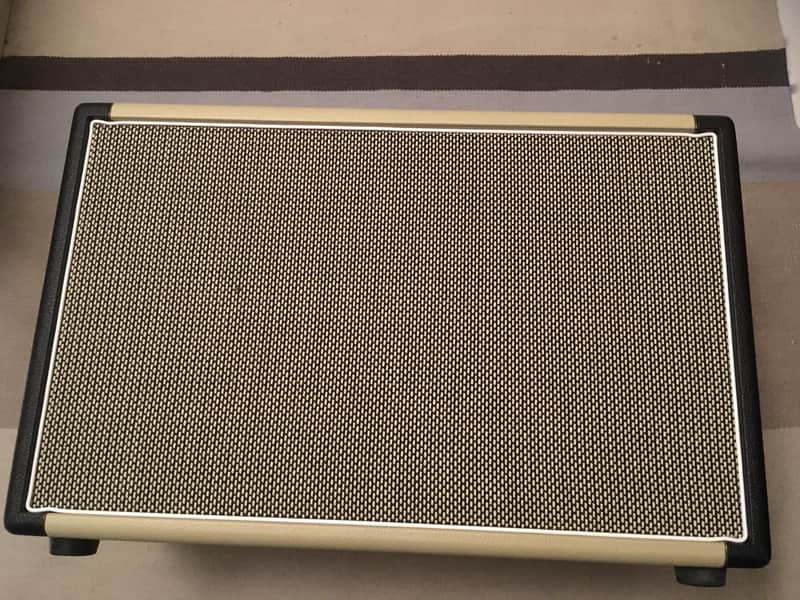 Mather Guitar Speaker cabinet/Ted Weber Mather 2x10 Custom Cab 2012 Black and White image 1