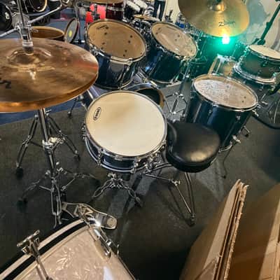 Tama Superstar 5 piece /all hardware/ cymbals 2020 - blue metallic image 4