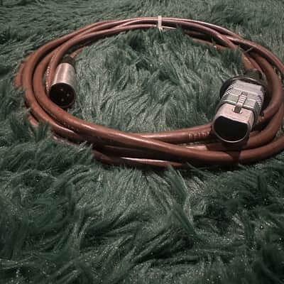 Belden Electro Voice cable with Cannon UA-3-11 connector 1970s - Brown image 6