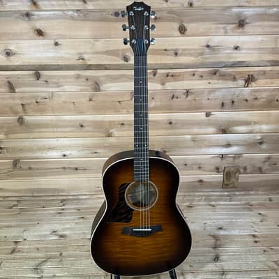Taylor AD27e Flametop Acoustic Electric Guitar - Natural image 2