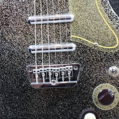 Danelectro '56 U-3 Reissue 1999 - Black Sparkle image 5
