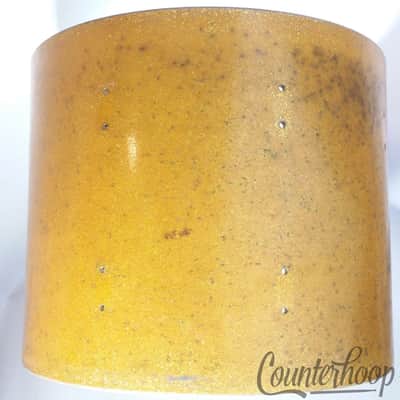 Leedy & Ludwig 15x12" Snare Drum Shell Gold Sparkle 3Ply Project Tom Vintage 40s image 2