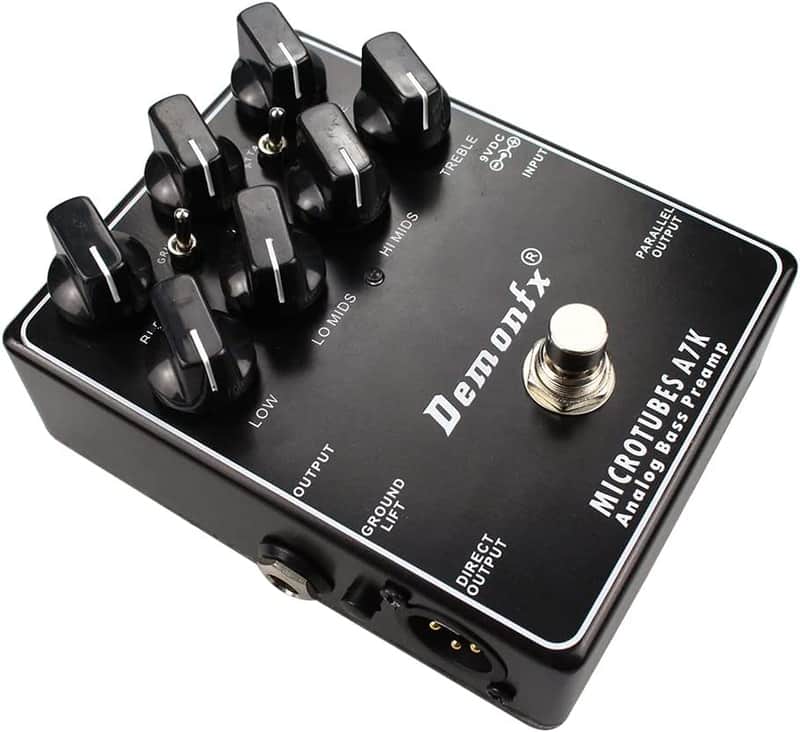 DemonFX MICROTUBES A7K Bass Preamp Pedal 4 BASS Guitar | Reverb