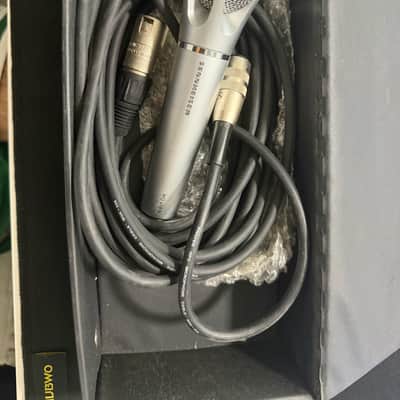 Sennheiser MD 416 N Dynamic Microphone - Vintage 1970s/1980s - Boxed w/ XLR Adapter Cable 1970-1980 - grigio image 6