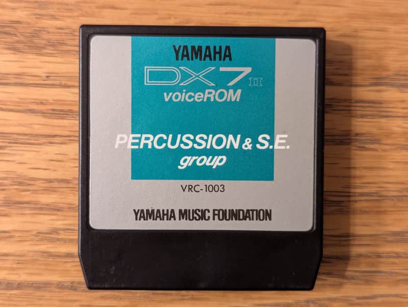 Yamaha DX7 II-D / II-FD Data ROM Cartridge | Reverb