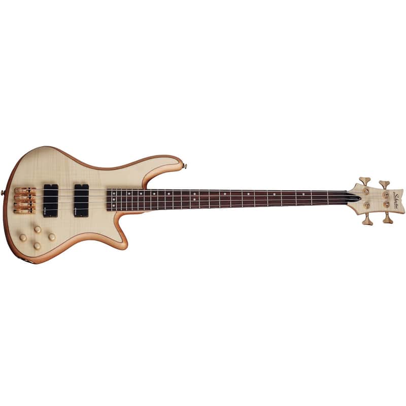 Schecter Stiletto Custom-4 Active 4-String Bass Natural Satin