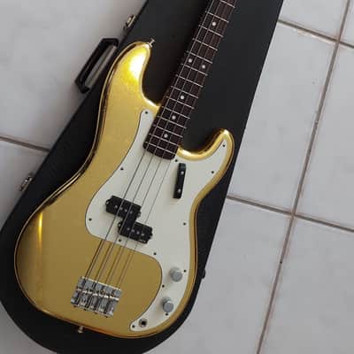 Fender Precision "Gold Leaf" tribute image 5