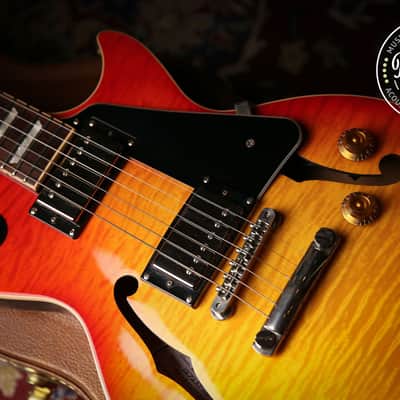 2015 Gibson USA Memphis Les Paul ES Semi Hollow Cherry Sunburst image 13