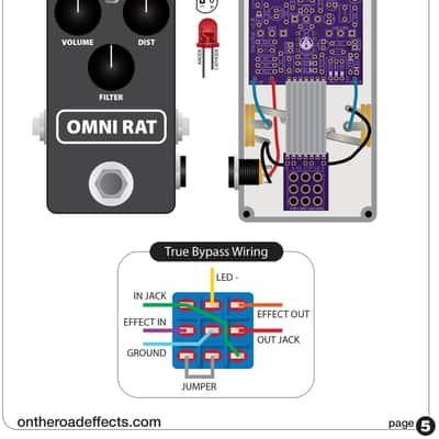 OmniRat PCB - Build nearly all Rat Distortion versions in ONE pedal! image 3