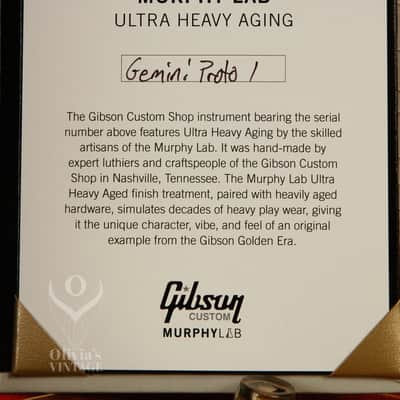 2022 Gibson GEMINI 1959 Les Paul replica Murphy Lab Ultra Heavy Aged PROTOTYPE #1 BOTB page 116 image 24