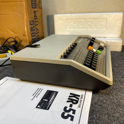Korg KR-55 Rhythm 55 1970s - Cream image 5
