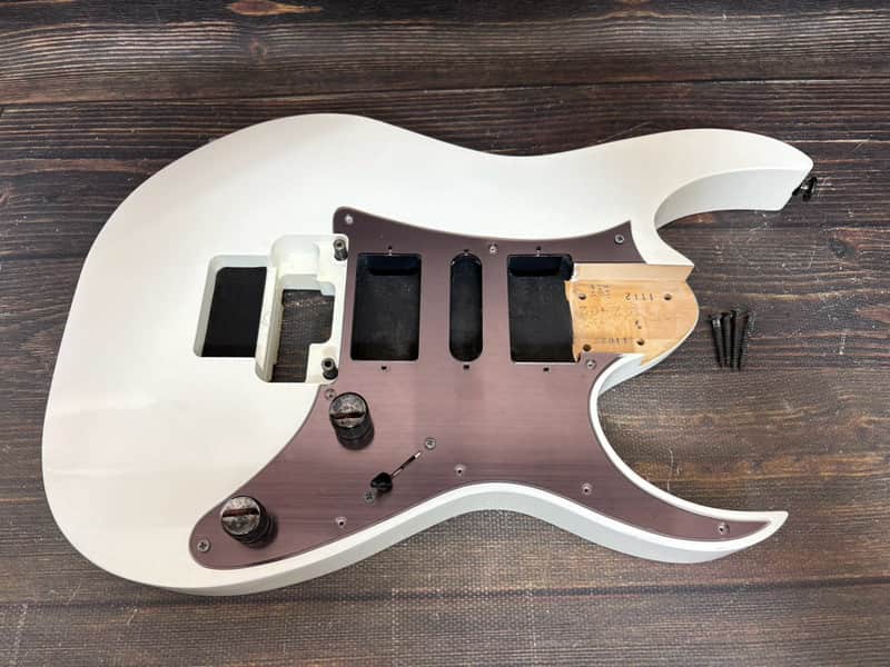 Ibanez Prestige RG2550Z Body Galaxy White Made in Japan image 1