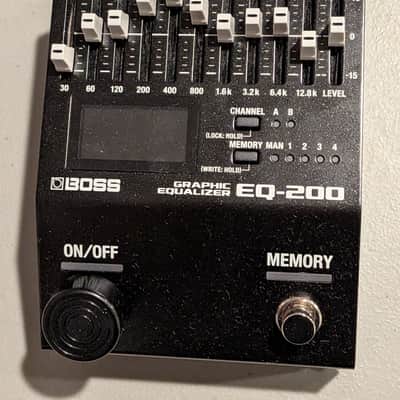 Boss EQ-200 Equalizer 2019 - Present - Black image 1