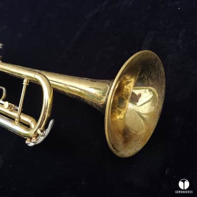 1963 BIG BELL C.G. Conn 6B Victor coprion leadpipe trumpet case mouthpiece gamonbrass image 3